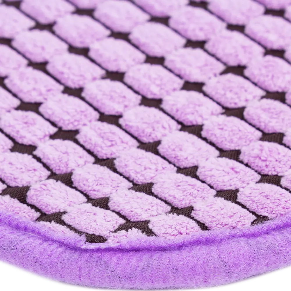 Коврик для ванной комнаты Corn 40х60 см цвет фиолетовый АКВАДЕКОР STLM-2035075 - Вид №1
