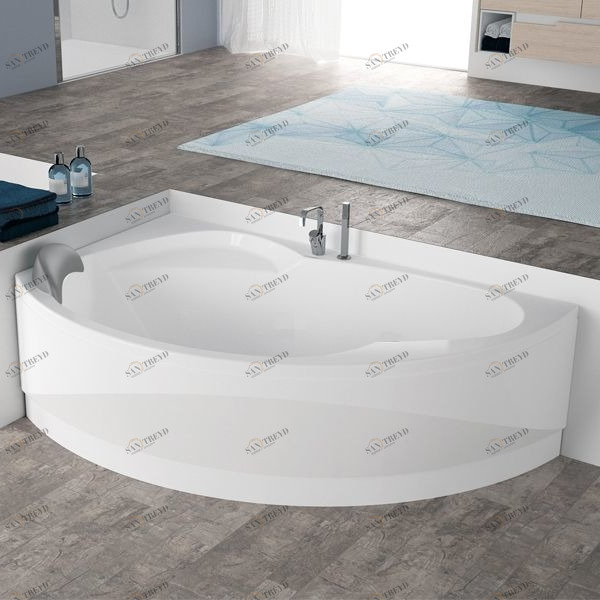 Ванна Standard Novellini VOGUE с набортным смесителем и боковой панелью VOG216585DA1