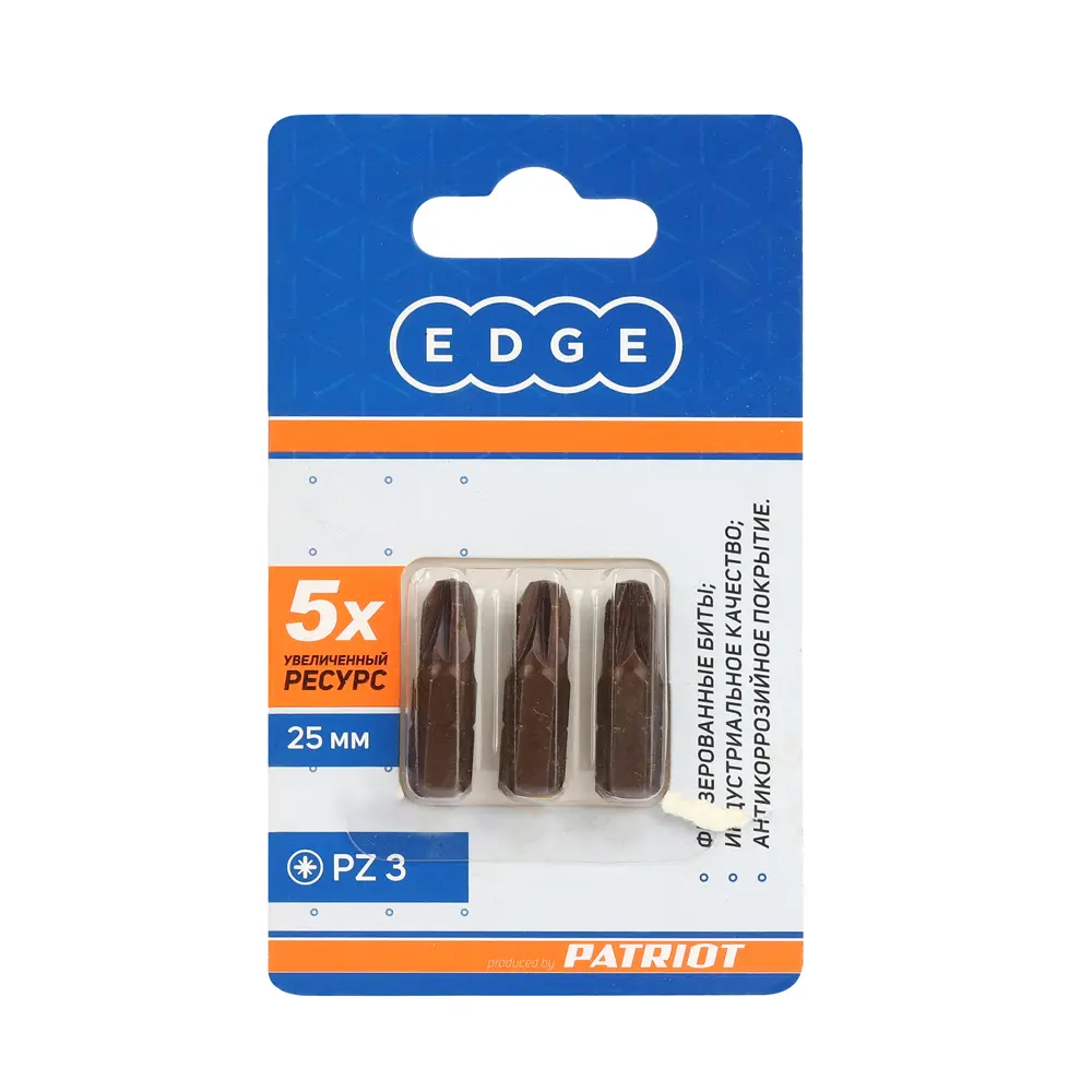 Бита Edge by Patriot 818010014 PZ3x25 мм, 3 шт. 88460813 STLM-2120471  - Вид №1