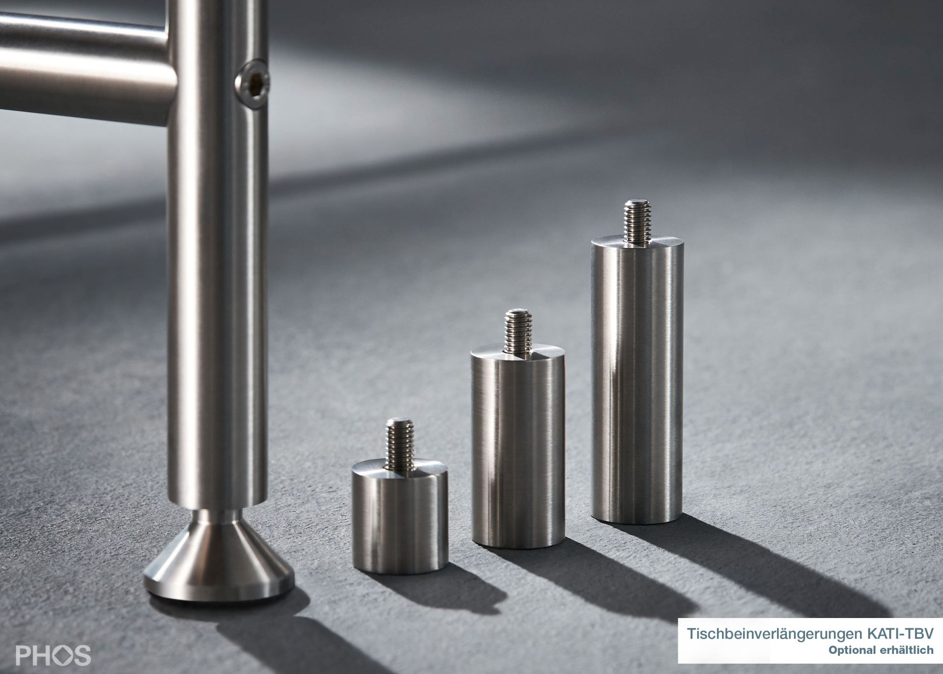 KATI-E1-160x80-MW Стол Карлсруэ - обеденный стол - белый - 160 х 80 х 75 см. PHOS  - Вид №3