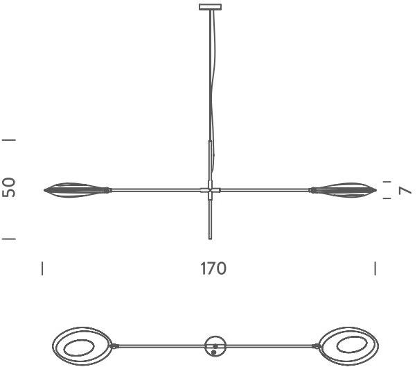 NEMO Металлический светодиодный подвесной светильник Olympia sun-id-1501947 - Вид №2