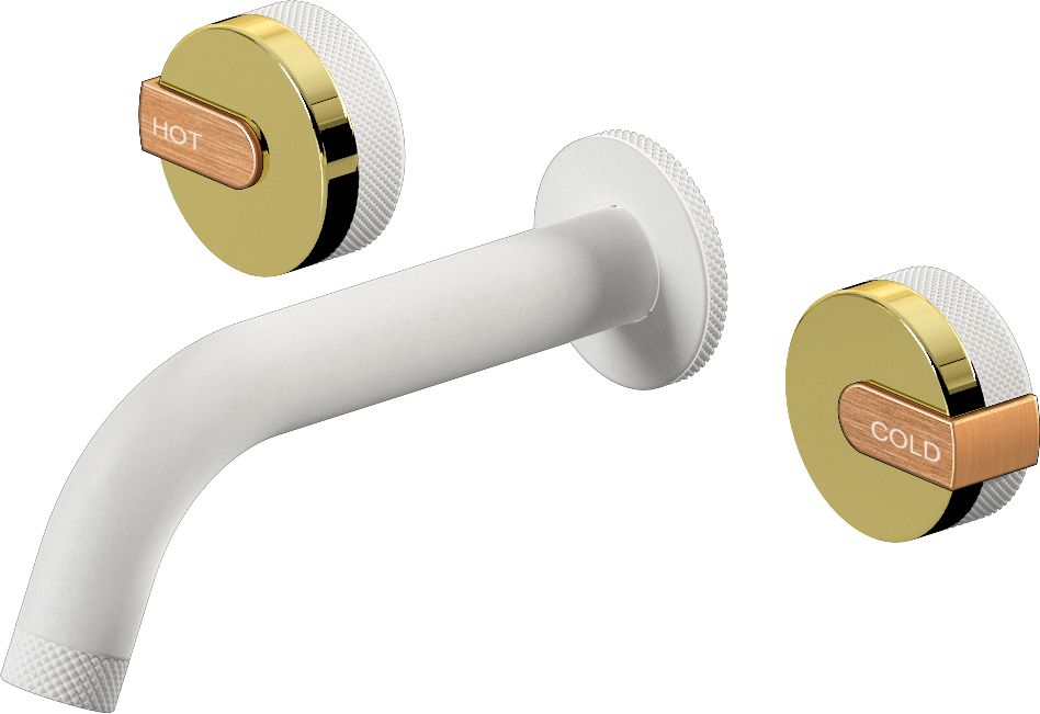 E-11530-R1PB-L1BRG-WT Смеситель для умывальника из 19,1см носикем (внешняя часть) GRAFF MOD+