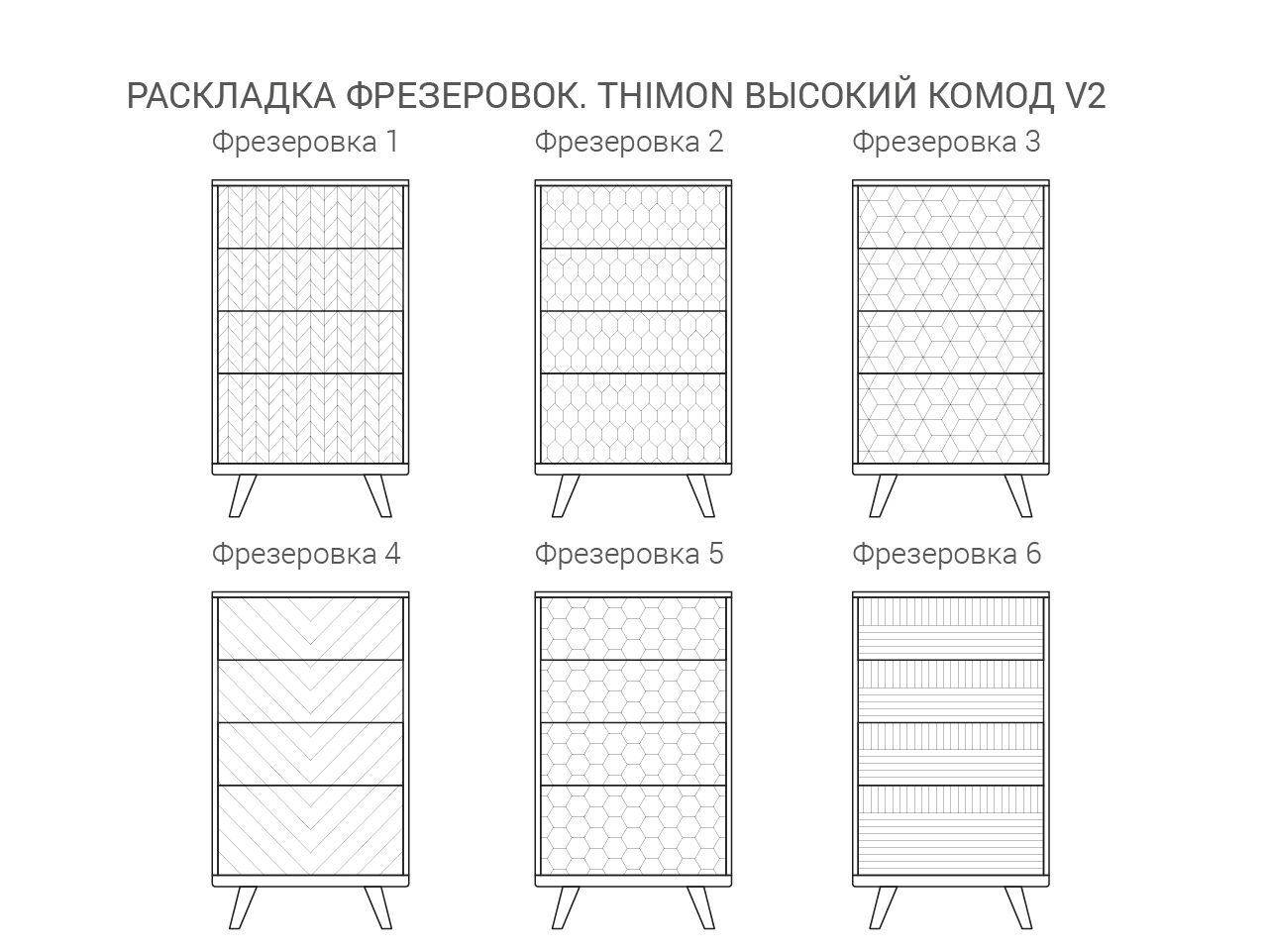 Комод высокий оранжевый "Гравировка 10" Thimon v2 THE IDEA ДИЗАЙНЕРСКИЕ, КОМОДЫ THIMON 210005 Оранжевый  - Вид №5