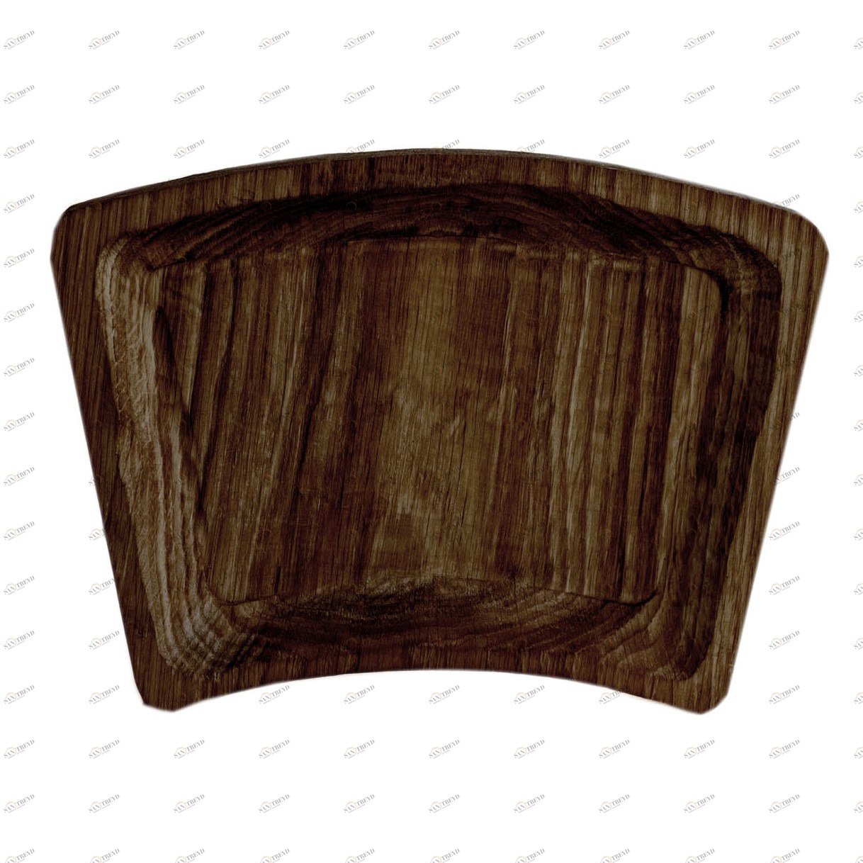 Тарелка "Дуга" Чёрный FUGA ECO WOOD 123548 Чёрный 