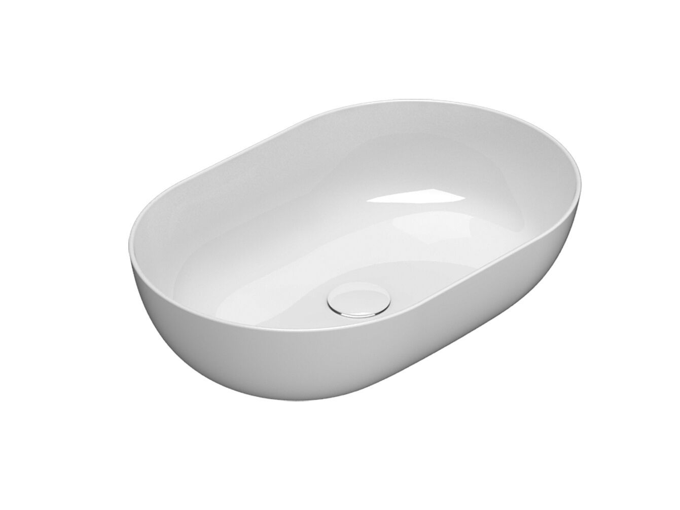 Керамическая овальная столешница Ceramica Globo чаши ARCH-00028949