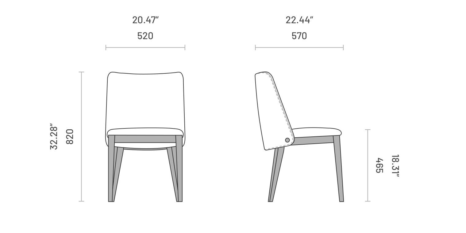 Кожаный мягкий стул Domkapa Louise ARCH-00022594 - Вид №5