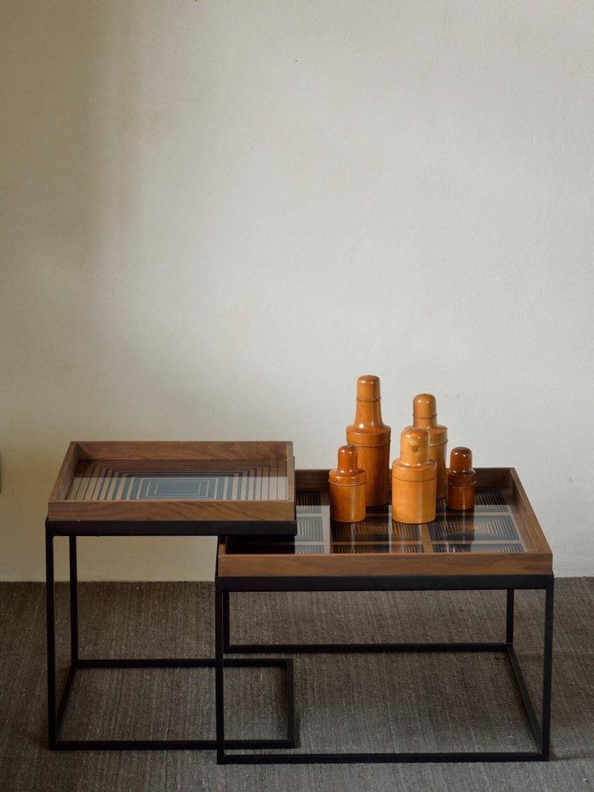 Ethnicraft Квадратный металлический журнальный столик  20791  - Вид №3