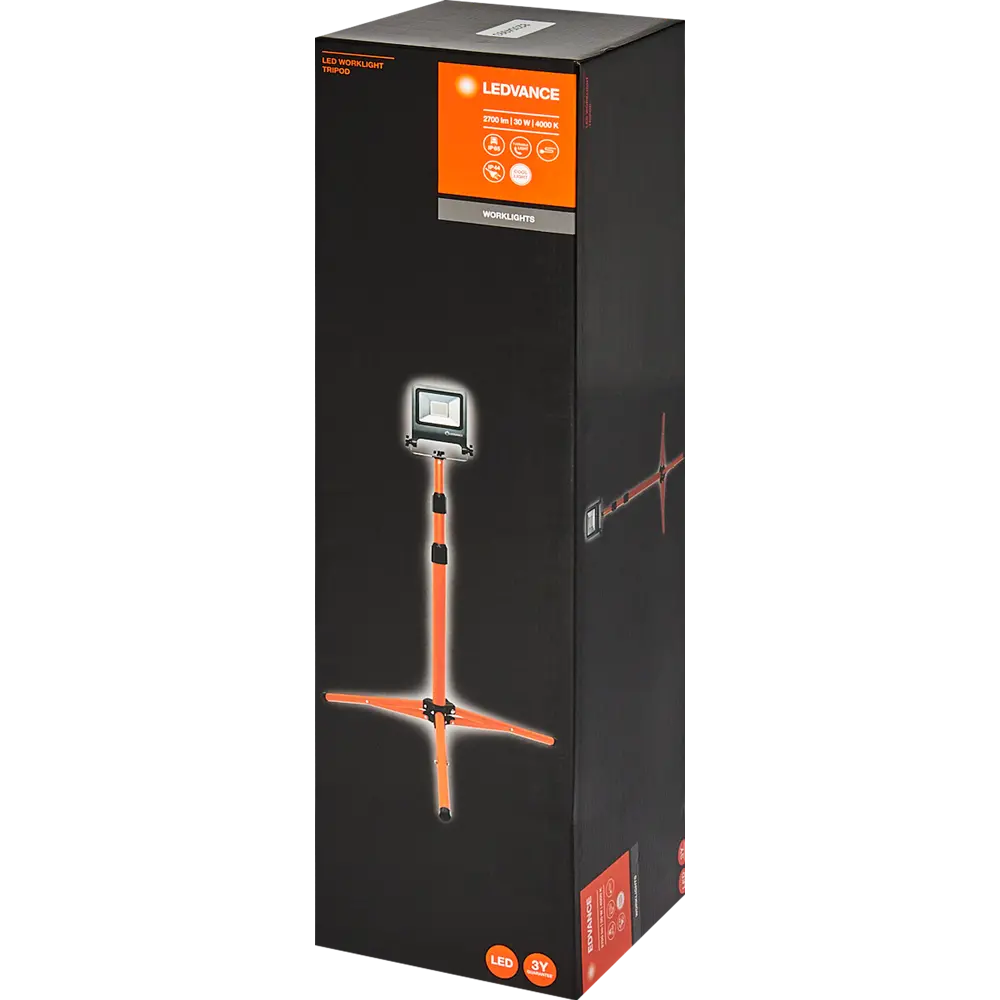 Прожектор светодиодный уличный Ledvance Work Light 30 Вт 4000K IP65 на треноге, нейтральный белый свет STLM-2064458 - Вид №4