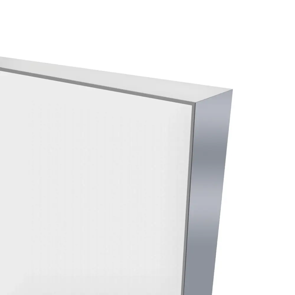 Дверь межкомнатная глухая Invisible 90x220 см цвет белый с замком алюминиевая кромка 89433726 STLM-2041431 VELLDORIS  - Вид №3