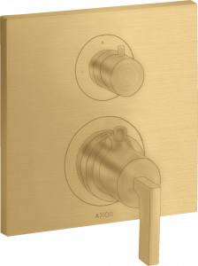 39720250 Термостат скрытого монтажа с запорно-переключающим вентилем и рычажной ручкой AXOR CITTERIO