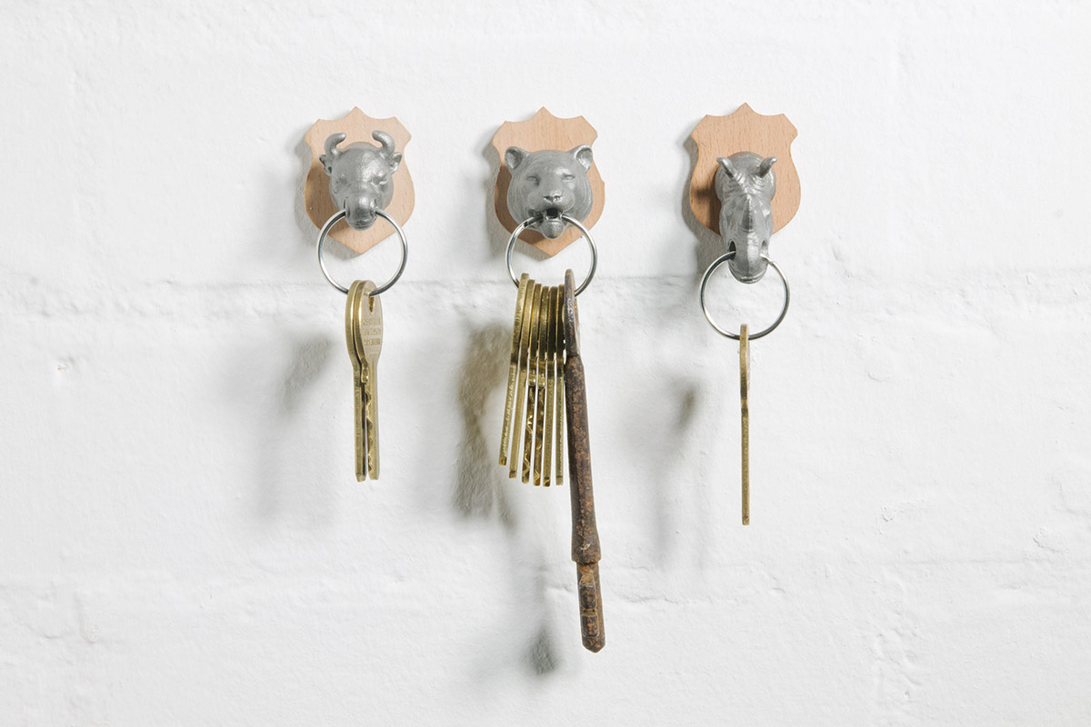 SK KEYTROTIGER1 Держатель для ключей с брелком tiger Suck UK  - Вид №3