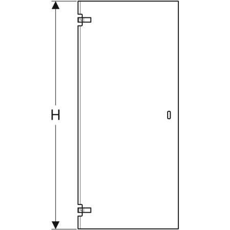 500.896.00.5 Распашная дверь IDO Design Geberit  - Вид №3