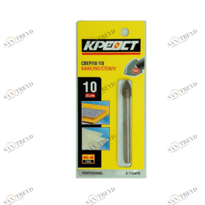 Сверло по стеклу и керамике 10мм 1/4 Креост 13002