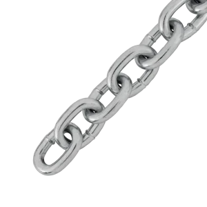 Цепь DIN 766 8 мм короткое звено 1 м сталь оцинкованная