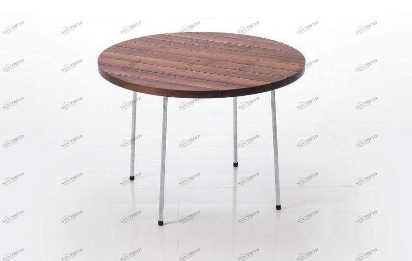 brühl Круглый деревянный стол Les copains sun-id-1447224