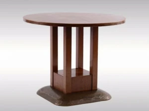 Woka Lamps Vienna Круглый стол из красного дерева