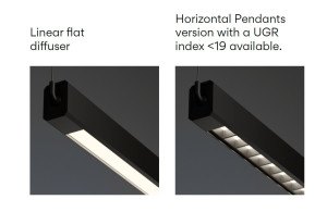 Алюминиевый светодиодный подвесной светильник