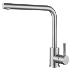 Кухонный смеситель Z-5411 нержавейка GranFest QUARZ