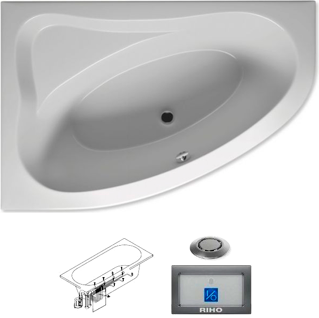 BA6700500000000_top1 Ванна Riho Lyra Santreyd - Вид №3