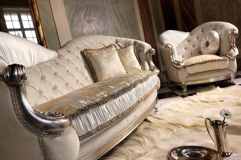 Domingo Salotti Кресло с обивкой из ткани с подлокотниками Agatha sun-id-1459454 - Вид №1