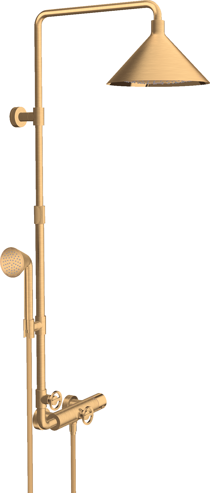 26020950 Showerpipe с термостатом и верхним душем 240 2jet AXOR ДУШИ / ПЕРЕДНИЕ 