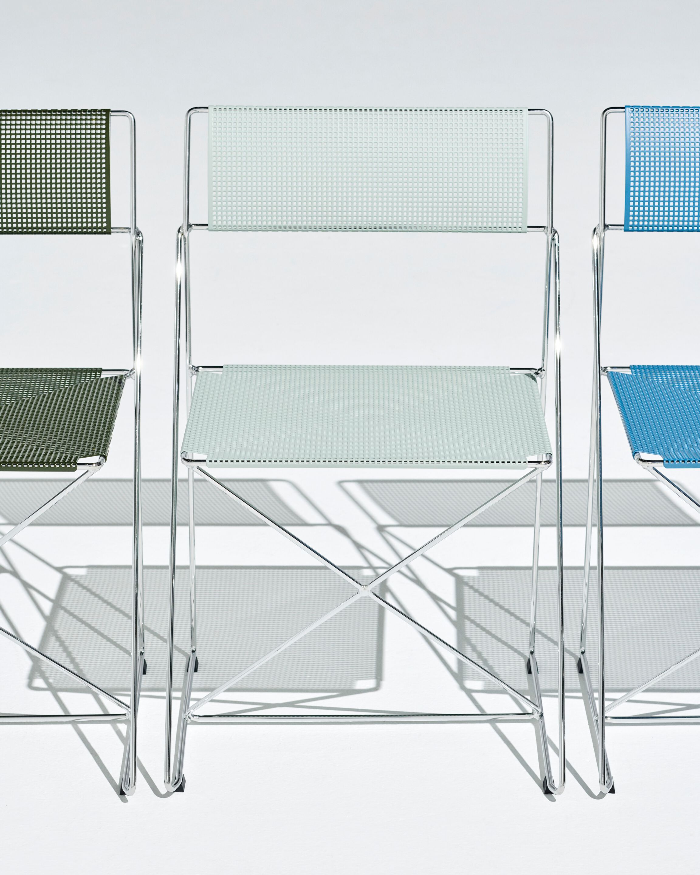 Штабелируемый стул из хромированной стали Hay X-Line ARCH-00064510 - Вид №6