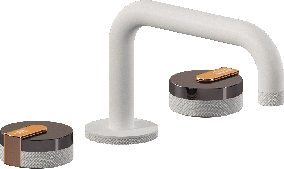 E-11510-R1OX-L1RG-WT Смеситель для умывальника на 3 отвертия GRAFF MOD+