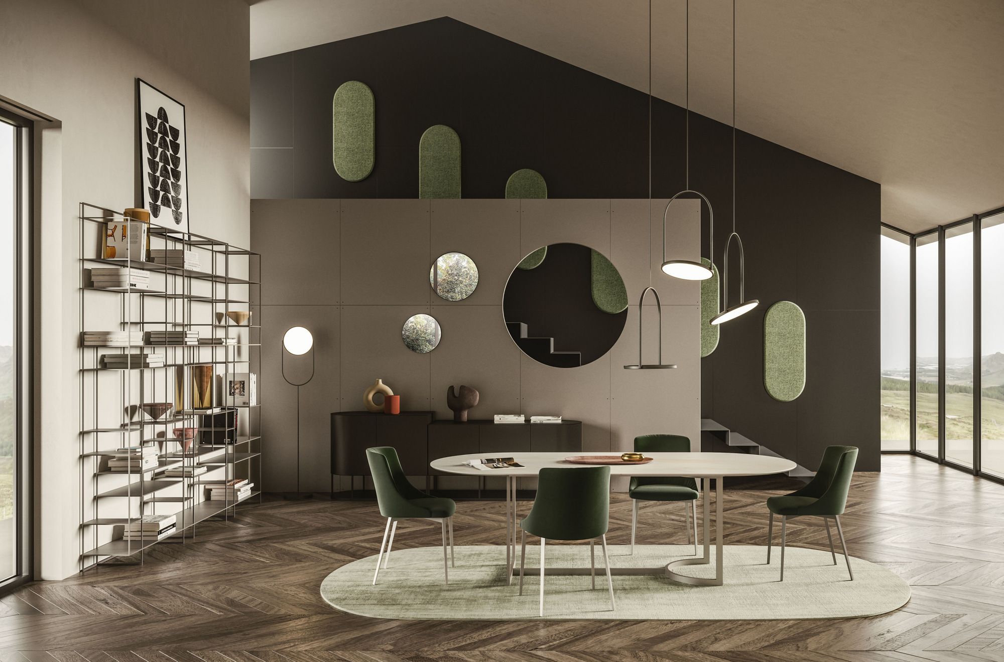 Акустическая панель из полиэфирного волокна Ronda Design Magnetika ARCH-00025187 - Вид №2