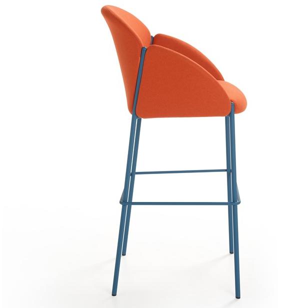 Artifort Высокий табурет из ткани с подлокотниками со спинкой Andrea sun-id-1435213 - Вид №4