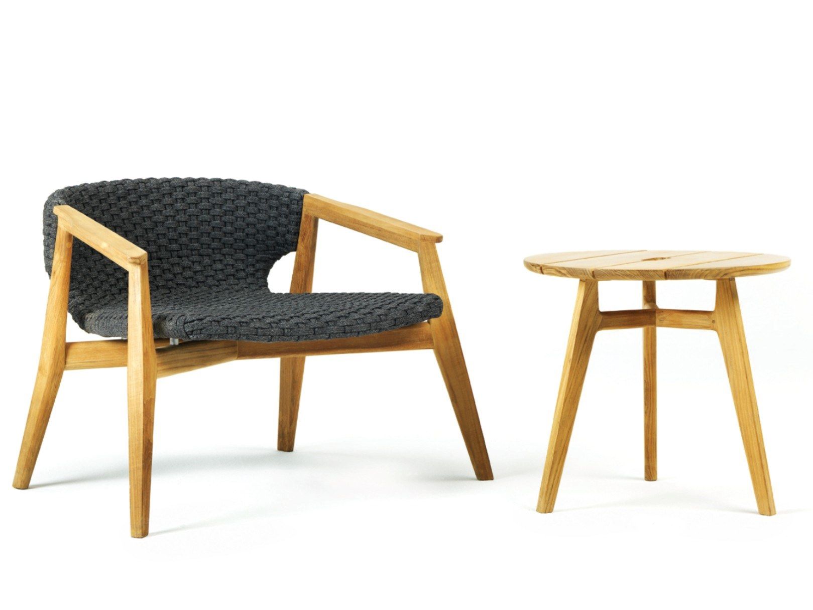 Круглый стол из тикового дерева Ethimo Knit ARCH-00022966 - Вид №16