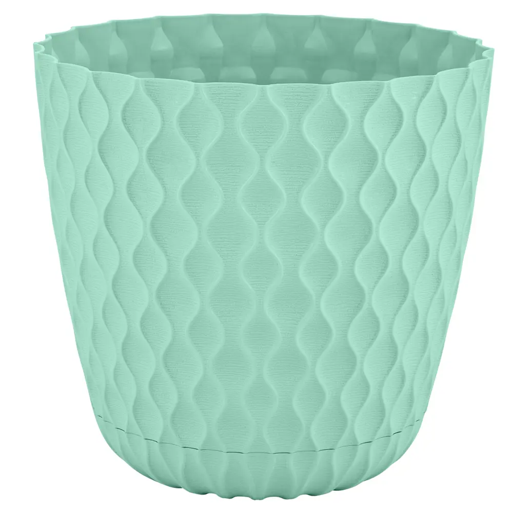 Горшок цветочный Ingreen Spring ø17.5 см 2.5 л пластик эвкалиптовый рассвет STLM-2156108