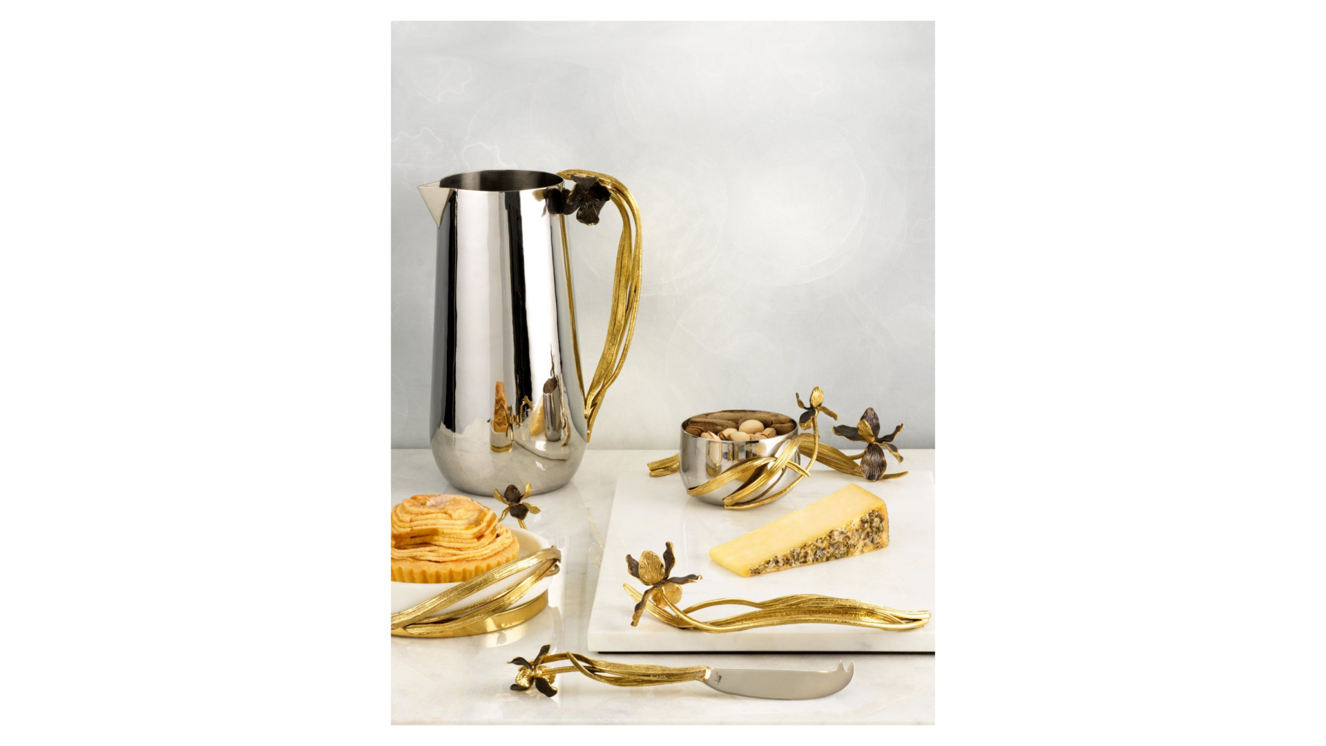 10663705 Michael Aram Чаша для орешков Michael Aram Черный ирис 14см, сталь нержавеющая Сталь нержавеющая  - Вид №4