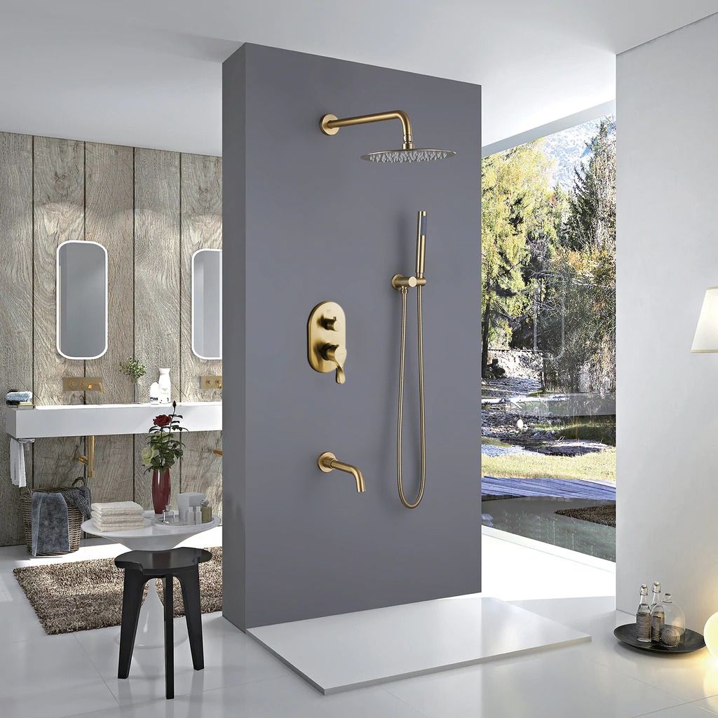 Смеситель для ванны / Смеситель для душа Fontana Showers FS-9561BR ARCH-00054158 - Вид №1