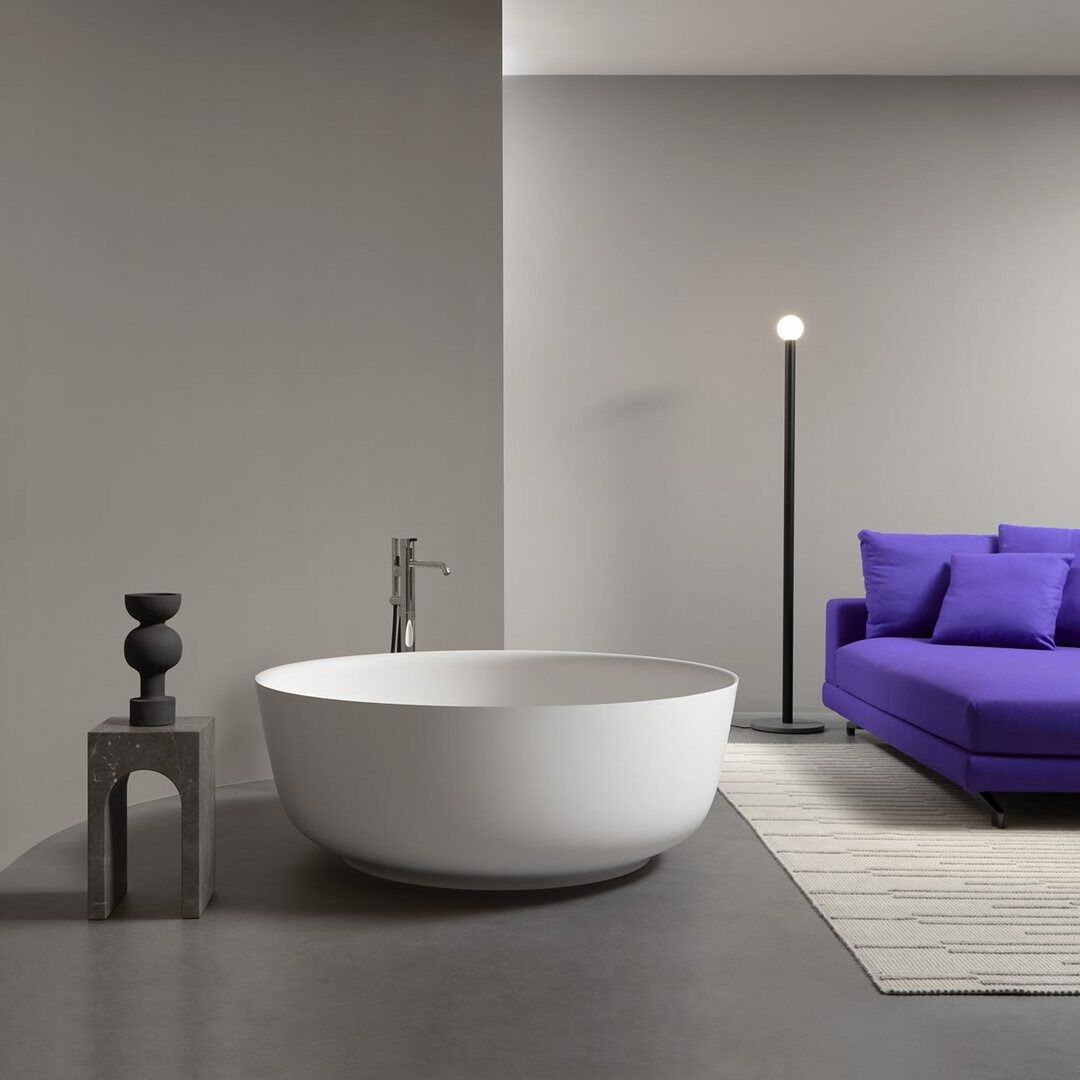 Круглая ванна в центре комнаты в Cristalplant® Antoniolupi ORION ARCH-00063723 - Вид №5