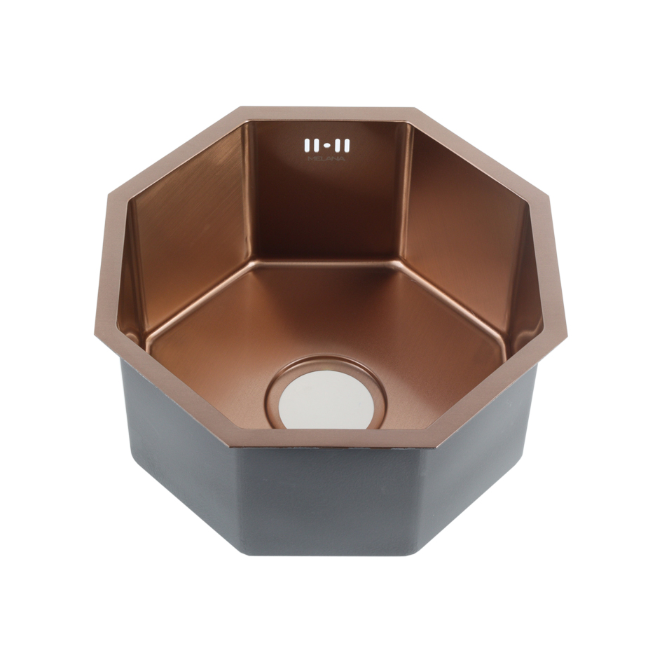 Мойка D400BR Octavia MELANA Profline 1,2/200 БРОНЗА врезная фигурная D400BR D400BR бронза