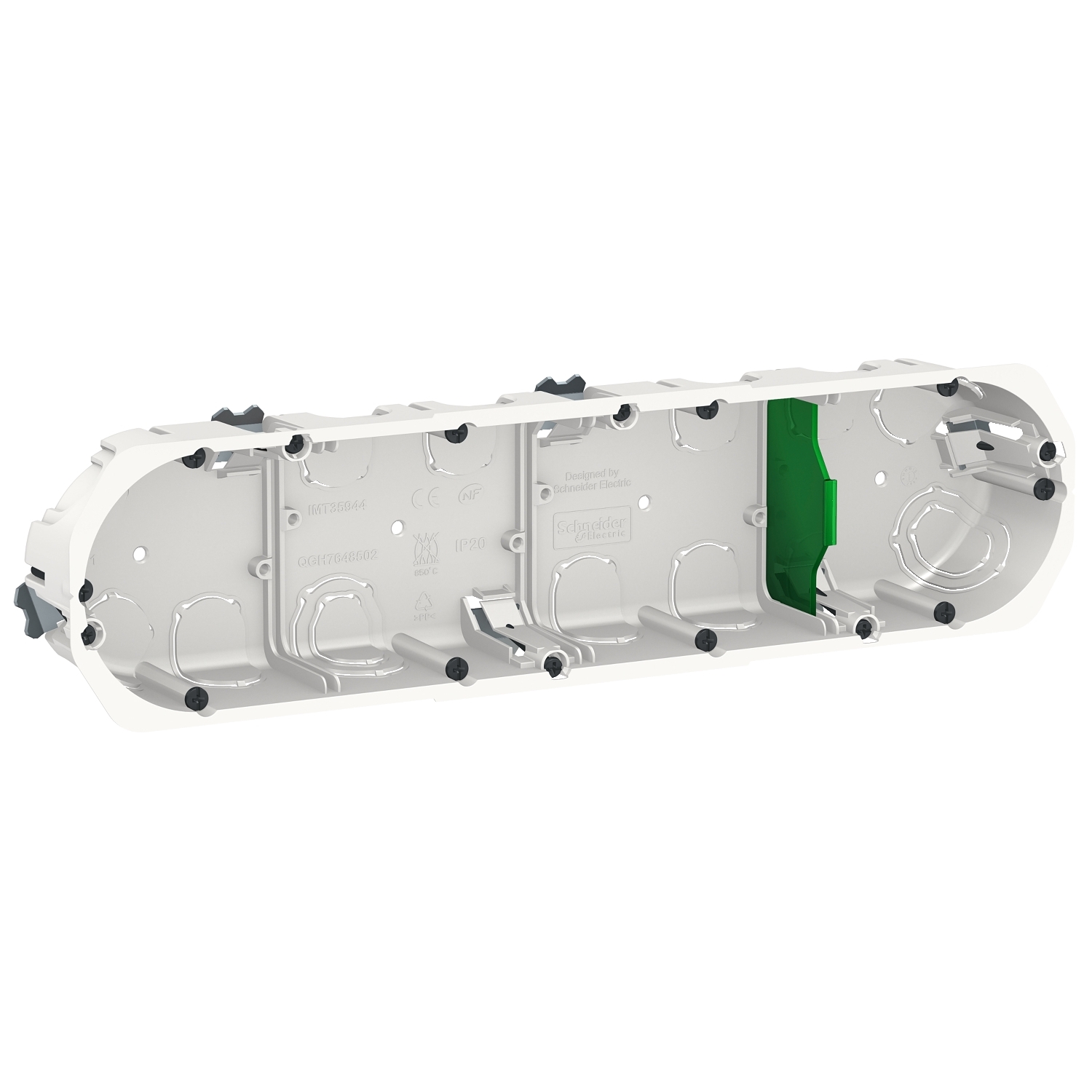 IMT35944 Коробка 4 поста глубина 40 мм Schneider Electric Multifix