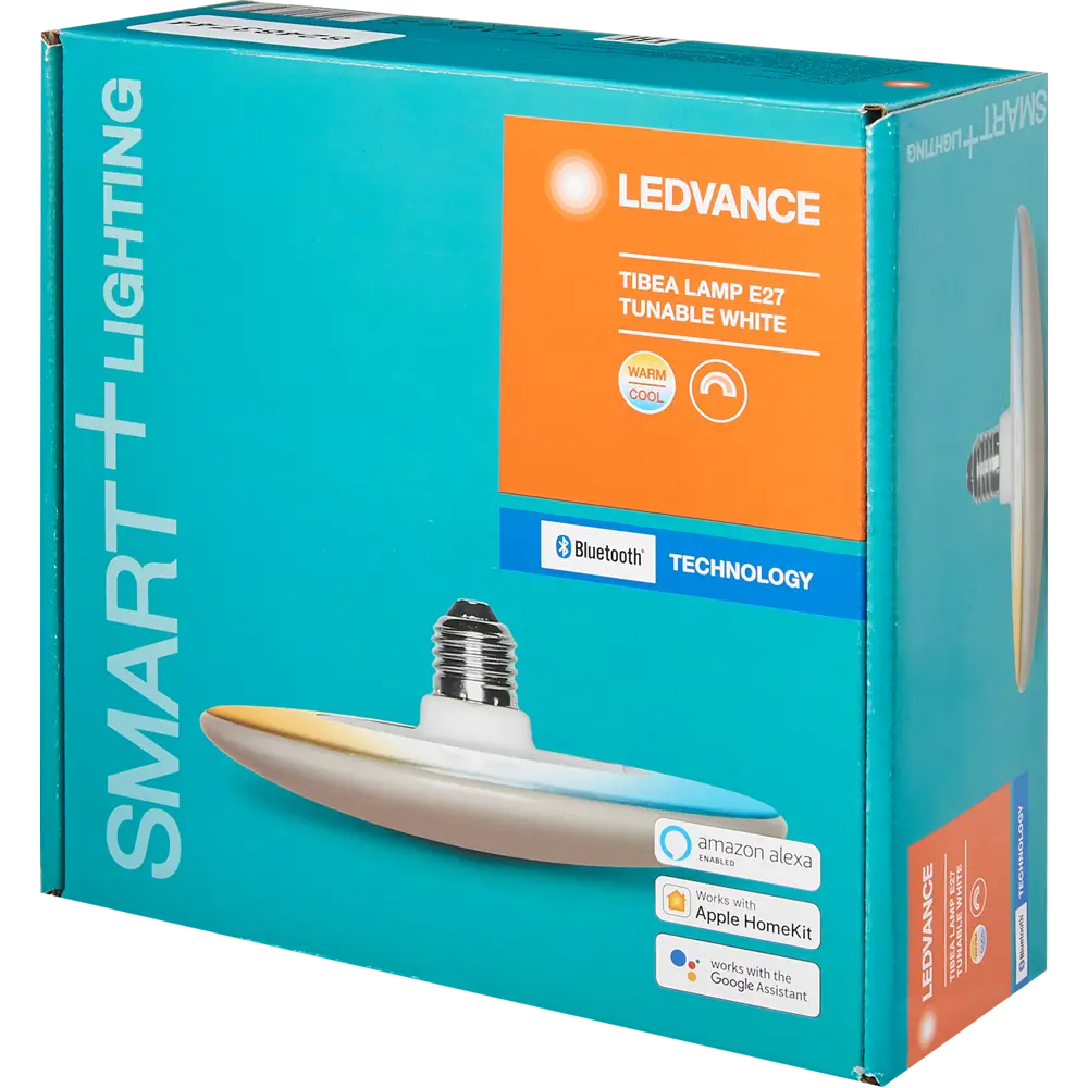 Лампа умная светодиодная Ledvance Smart Plus E27 220-240 В 22 Вт диск матовая 2000 лм, изменение оттенков белого, для диммера STLM-2100360 - Вид №2