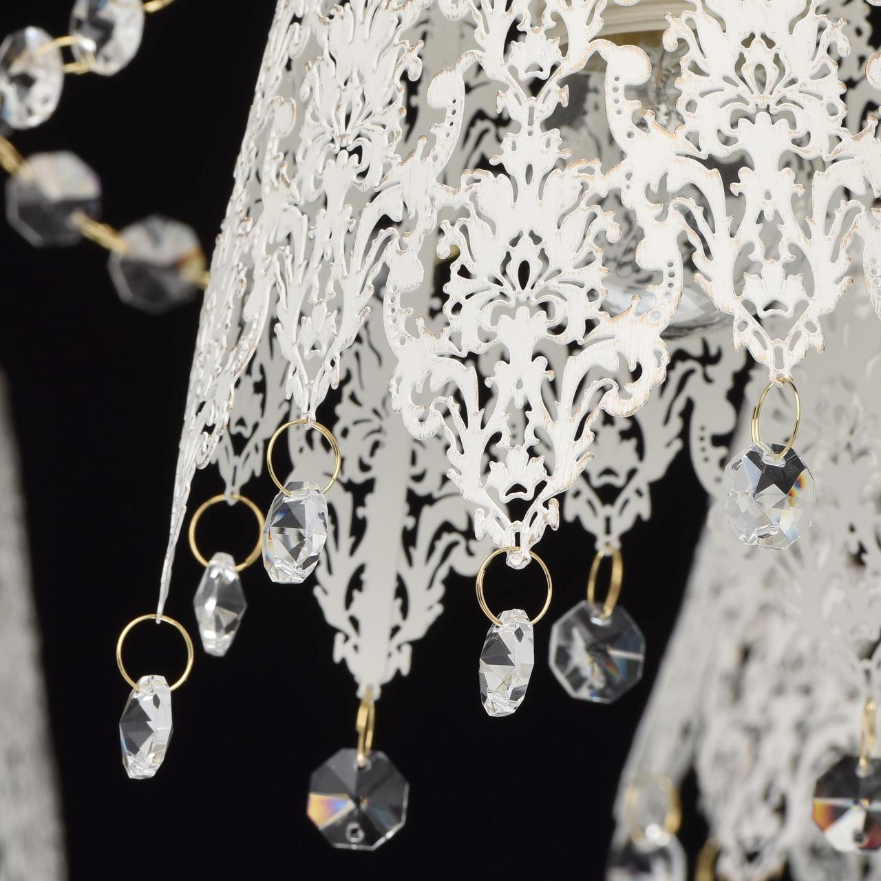 Потолочная люстра MW-Light Полин 472011205 MW-LIGHT ДИЗАЙНЕРСКИЕ, ПОЛИН 183262 Белый  - Вид №3