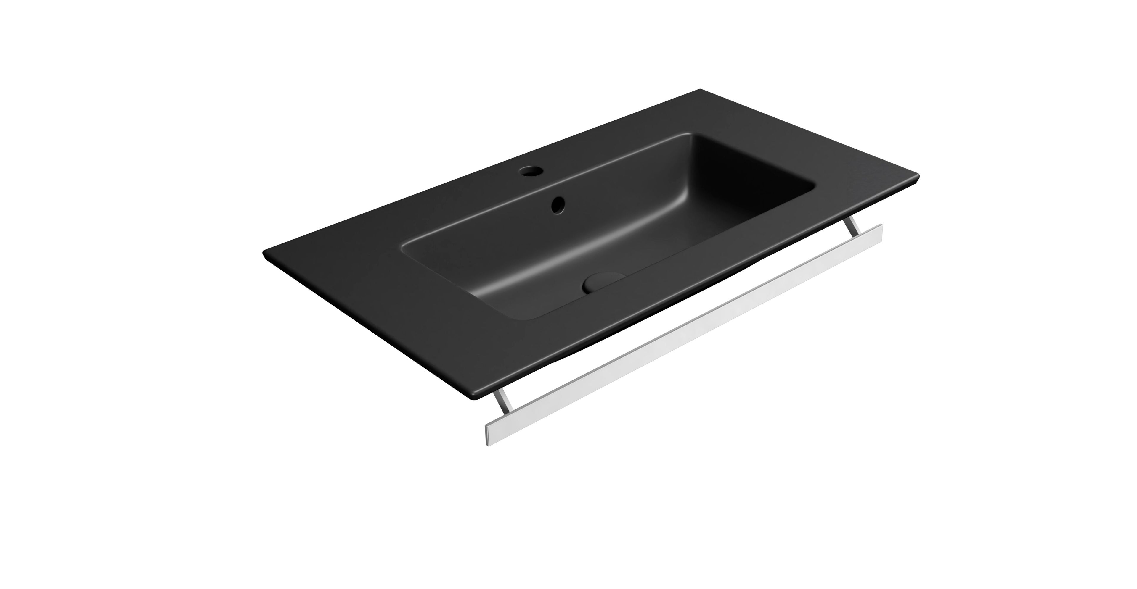 Прямоугольная раковина с держателем для полотенец GSI ceramica чистый ARCH-00068994 - Вид №5