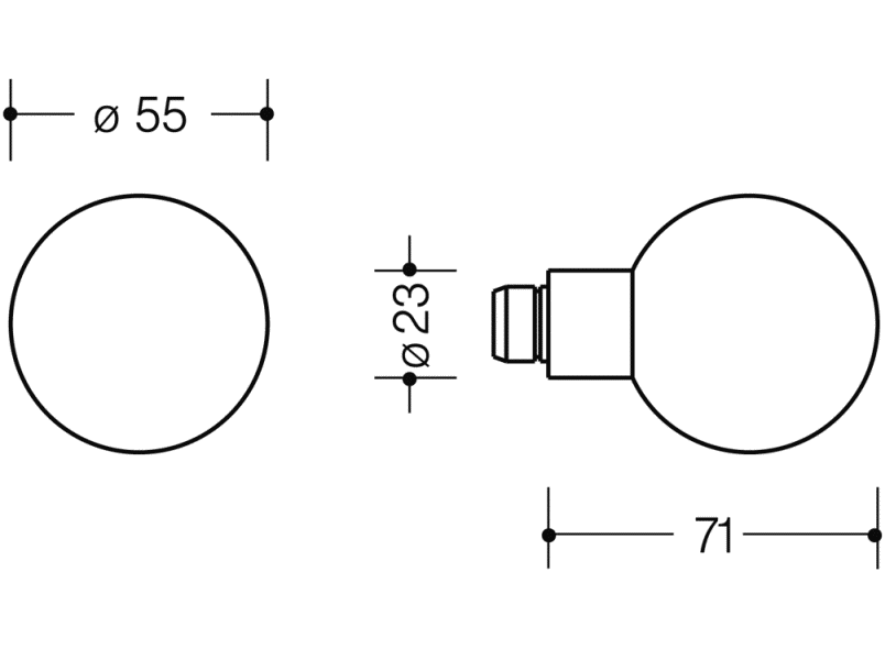 111K.13 Ручка полукомплект ручка модель 123.23 HEWI System 111 | Polyamid  - Вид №2