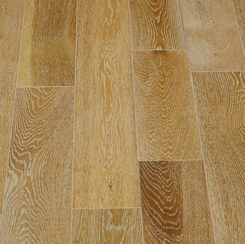 Массивная доска Magestik floor С покрытием Беленый () (400-1800)x180x18мм Дуб с брашью (Текстурированная) 400-1800х180 мм MGK Magestic floor 2600300188 - Вид №3