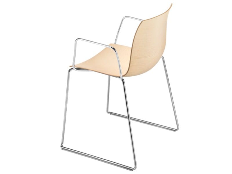 Сани стул с подлокотниками Arper Catifa 46 ARCH-00143138 - Вид №2