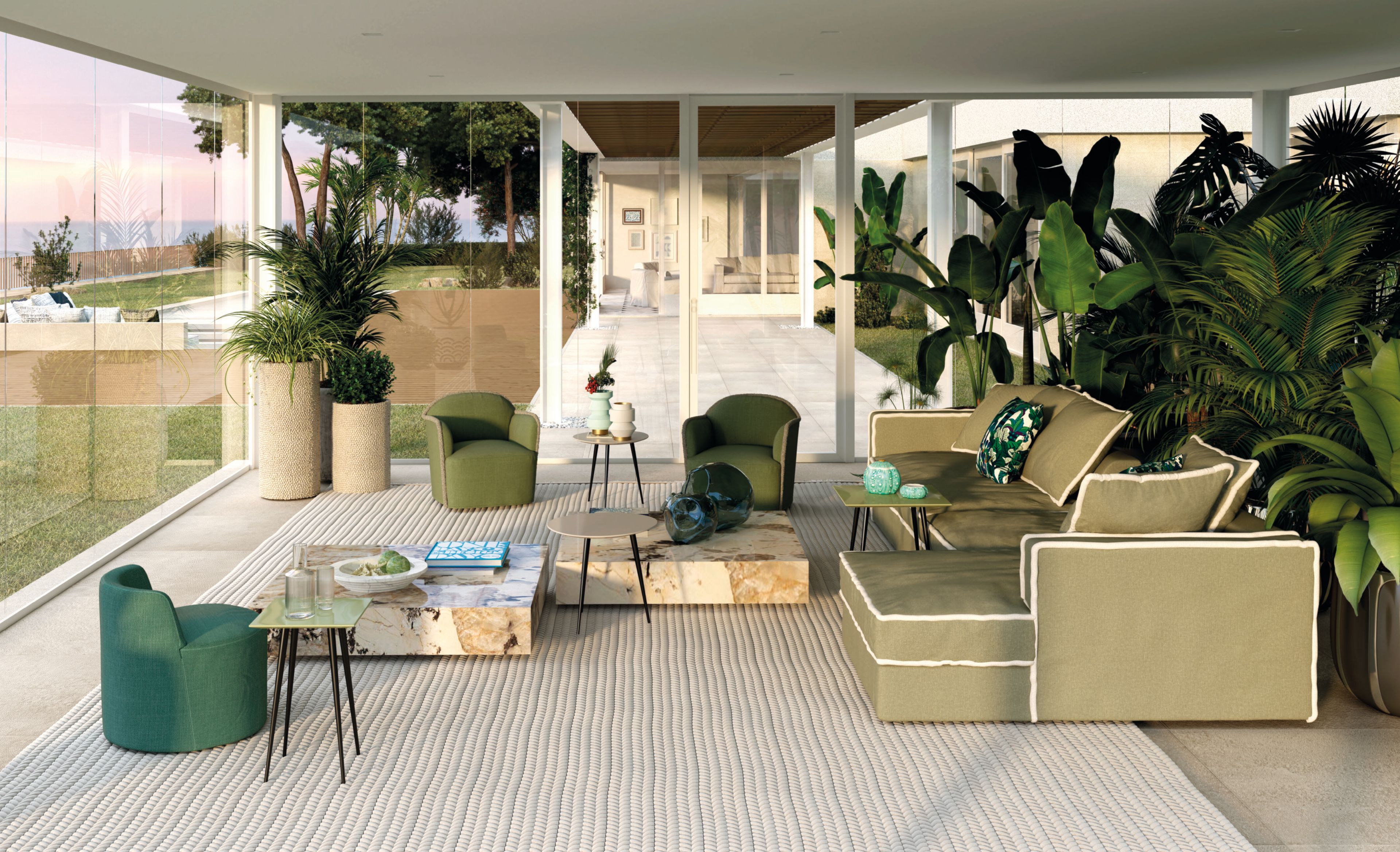 Ткань пуфик со спинкой Casamilano PETITE LEA ARCH-00056342 - Вид №2