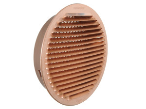 Встраиваемая решетка для отверстий диаметром от 80 до 200 мм с пластиковым отверстием