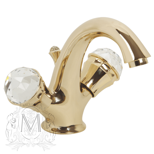Смеситель MIGLIORE Korona ML.KRN-4734.CRDO для раковины, хром/золото  - Вид №2