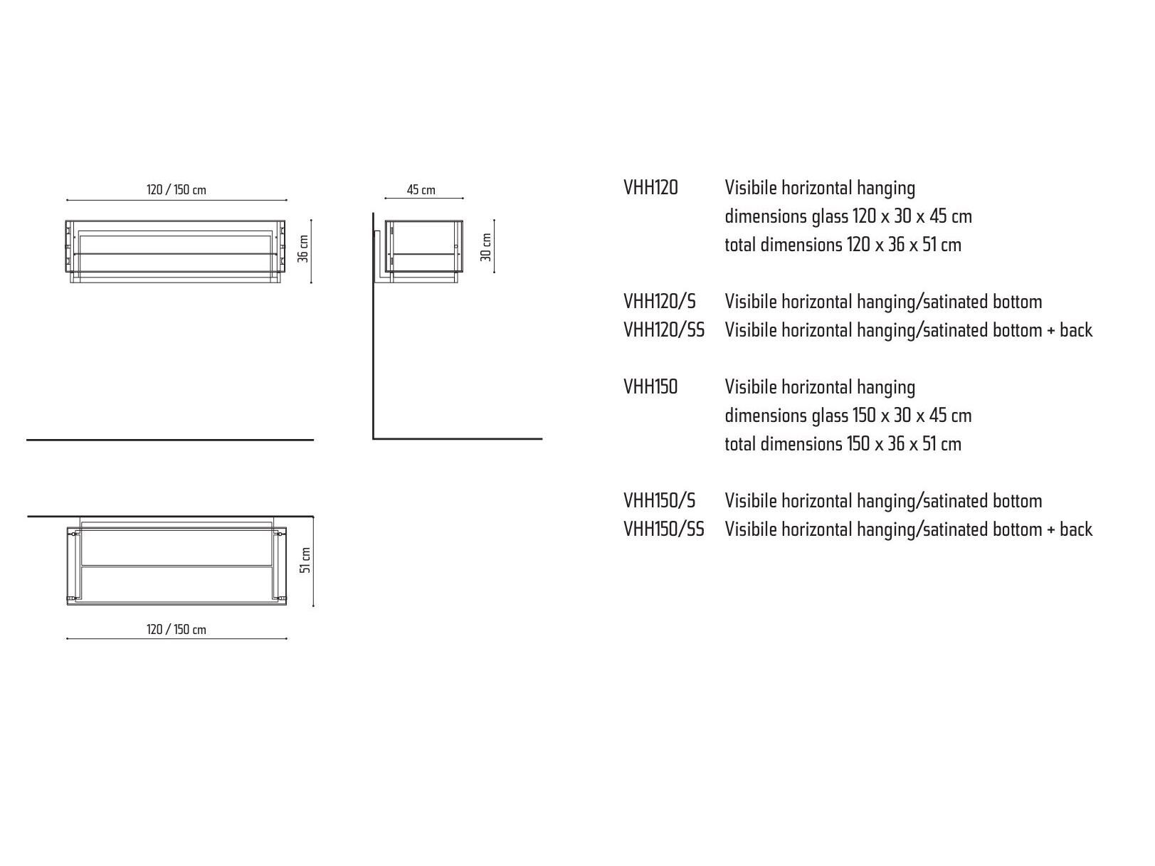 Подвесная витрина из стали и стекла Alinea Design Objects видимый ARCH-00102550 - Вид №2