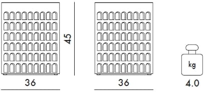 Низкий садовый стул из инженерного пластика Kartell EUR ARCH-00009396 - Вид №10