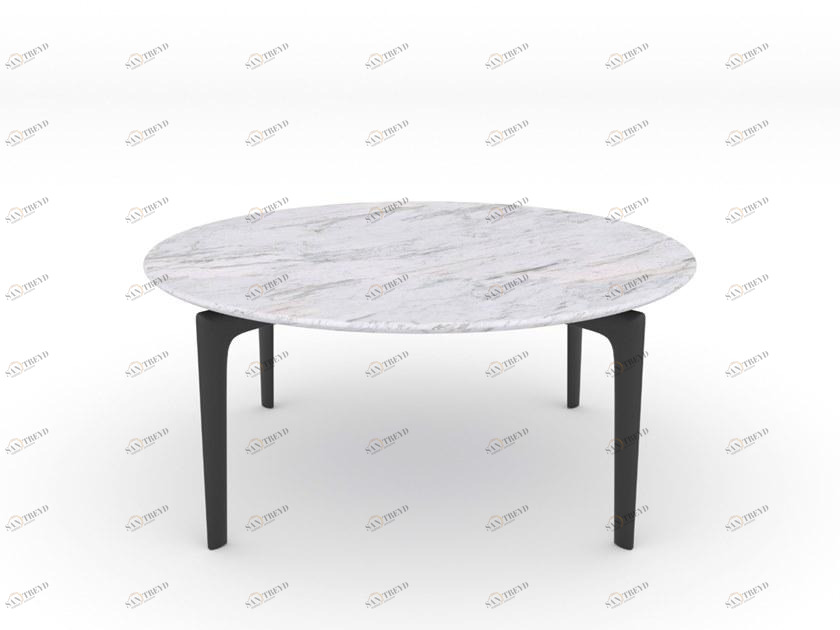 arper Круглый журнальный столик из мрамора Saul sun-id-1431298