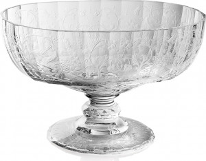 10550191 Moser Чаша овальная для центра стола 42см "Бельведер" "100 лет Мария Терезия" Хрусталь бессвинцовый