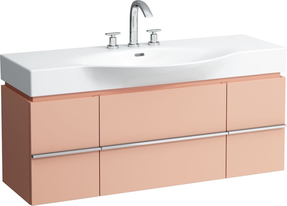 H4013020759991 Шкафчик под раковину, для раковин 811704, 812704, 2 выдвижных ящика с 2 дверцами, 2 стеклянные полки LAUFEN PRO - Вид №20